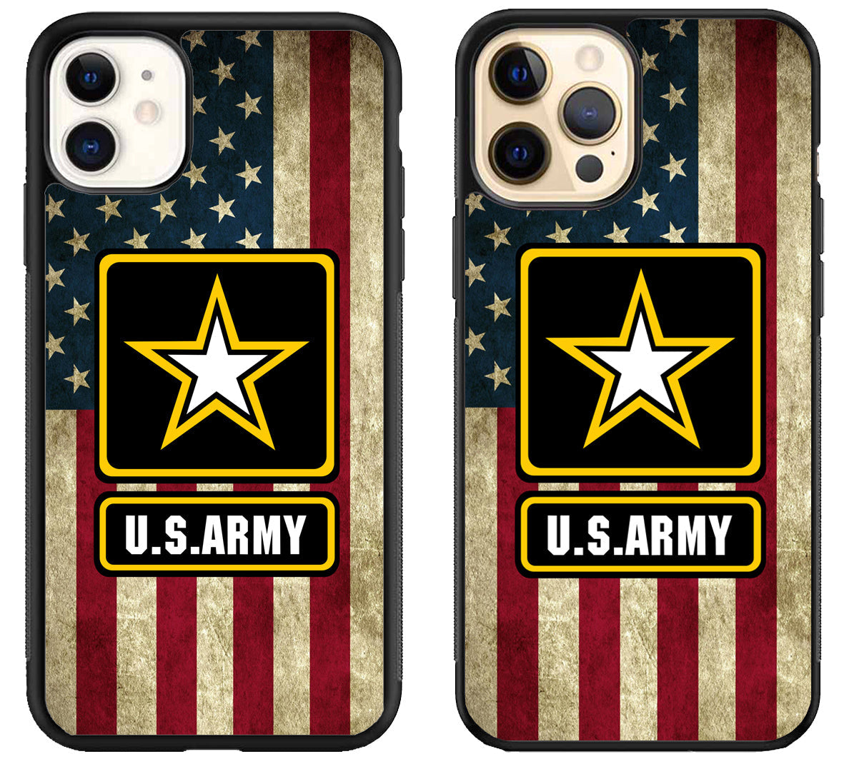 US Army Logo Flag iPhone 12 | 12 Mini | 12 Pro | 12 Pro Max Case