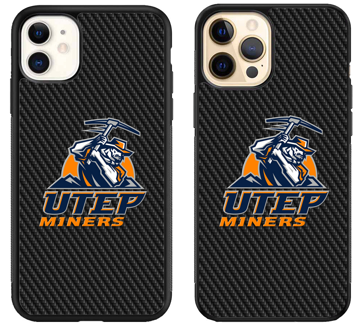 UTEP Miners Carbon iPhone 12 | 12 Mini | 12 Pro | 12 Pro Max Case