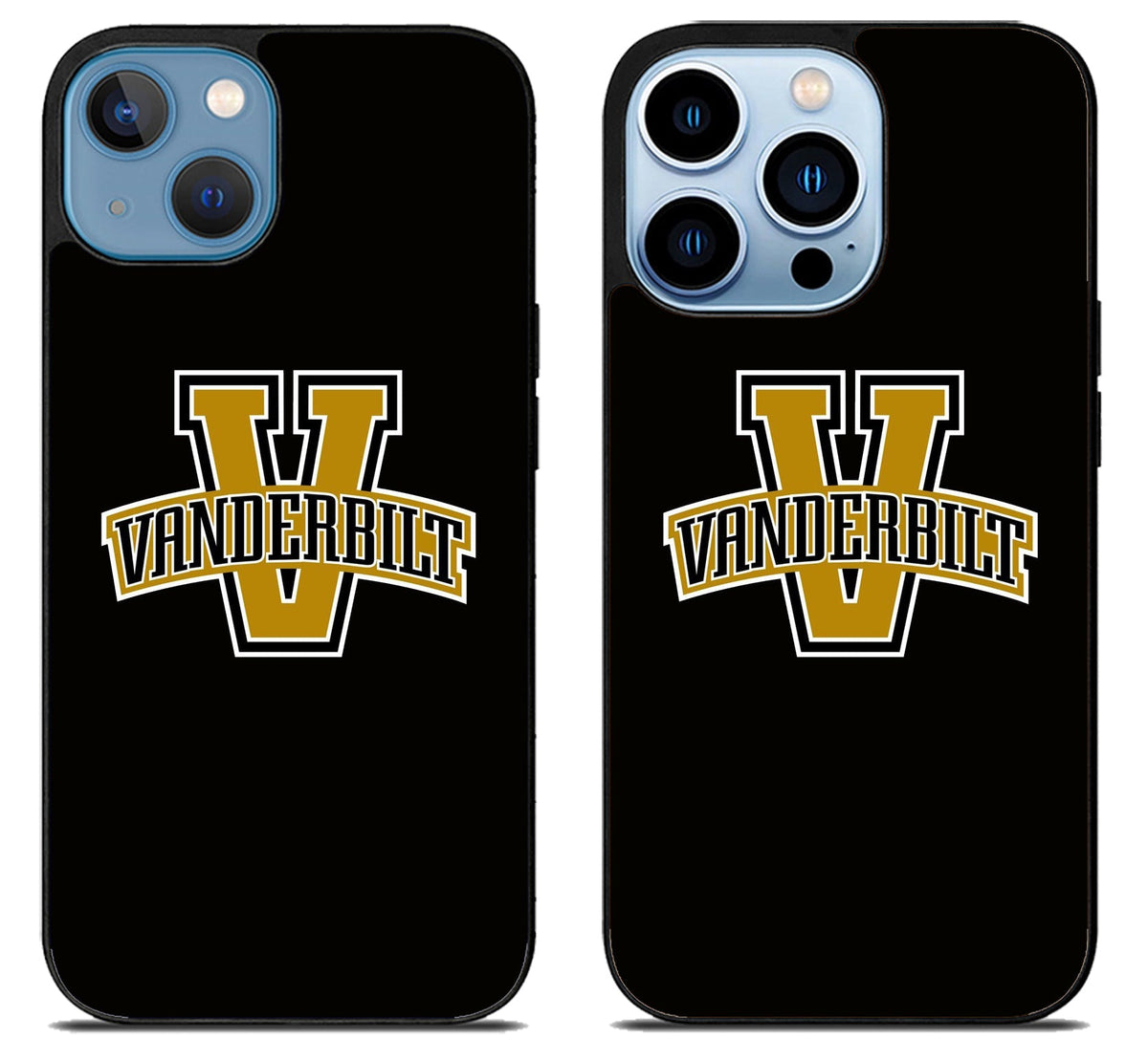 Vanderbilt Commodores Black iPhone 13 | 13 Mini | 13 Pro | 13 Pro Max Case