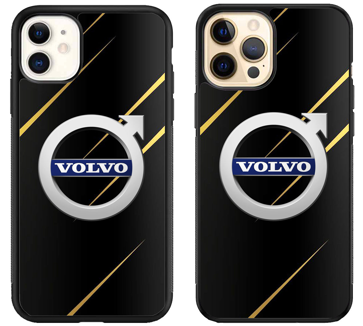 Volvo Black Metallic iPhone 12 | 12 Mini | 12 Pro | 12 Pro Max Case