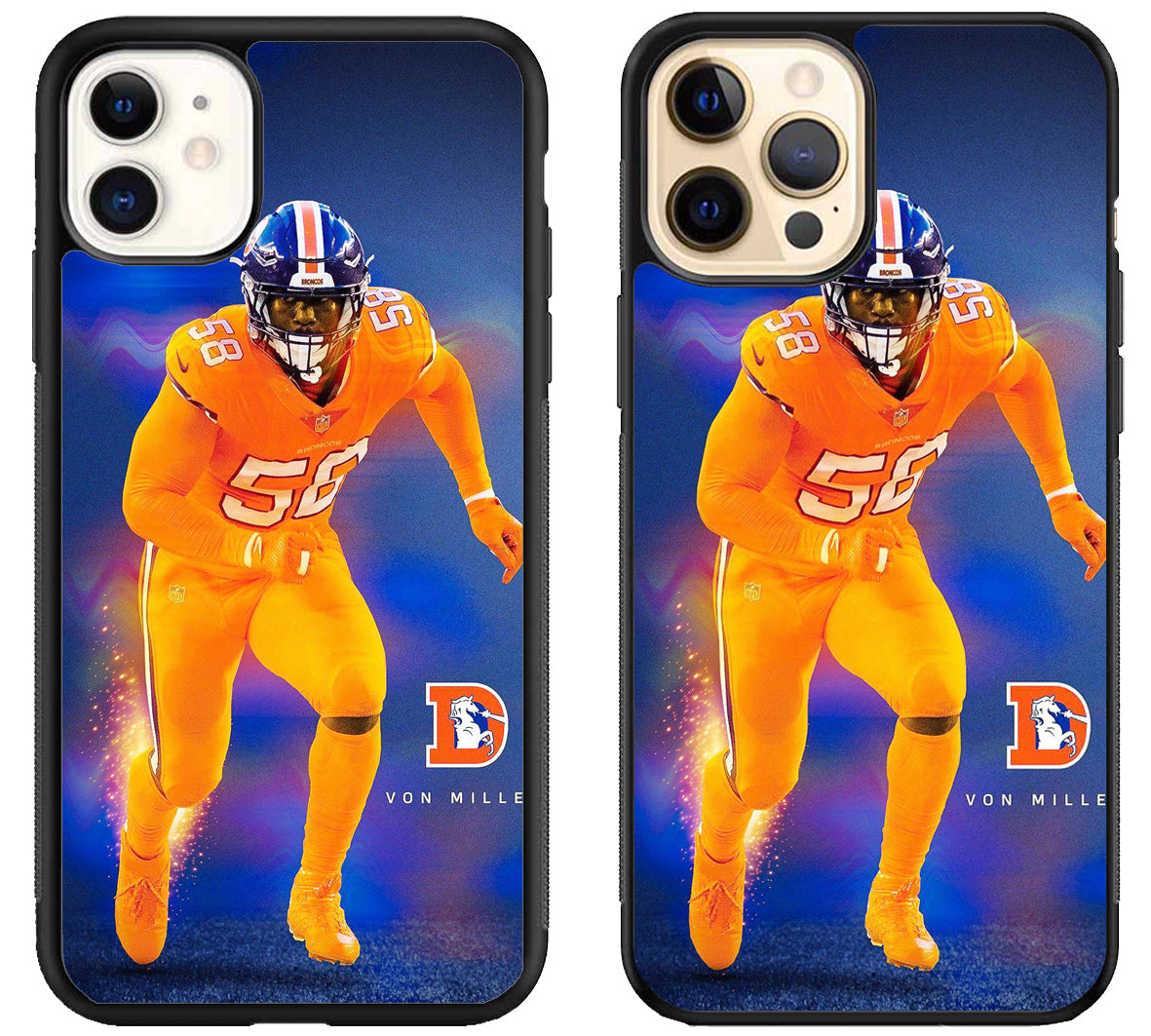 Von Miller Denver Broncos iPhone 12 | 12 Mini | 12 Pro | 12 Pro Max Case