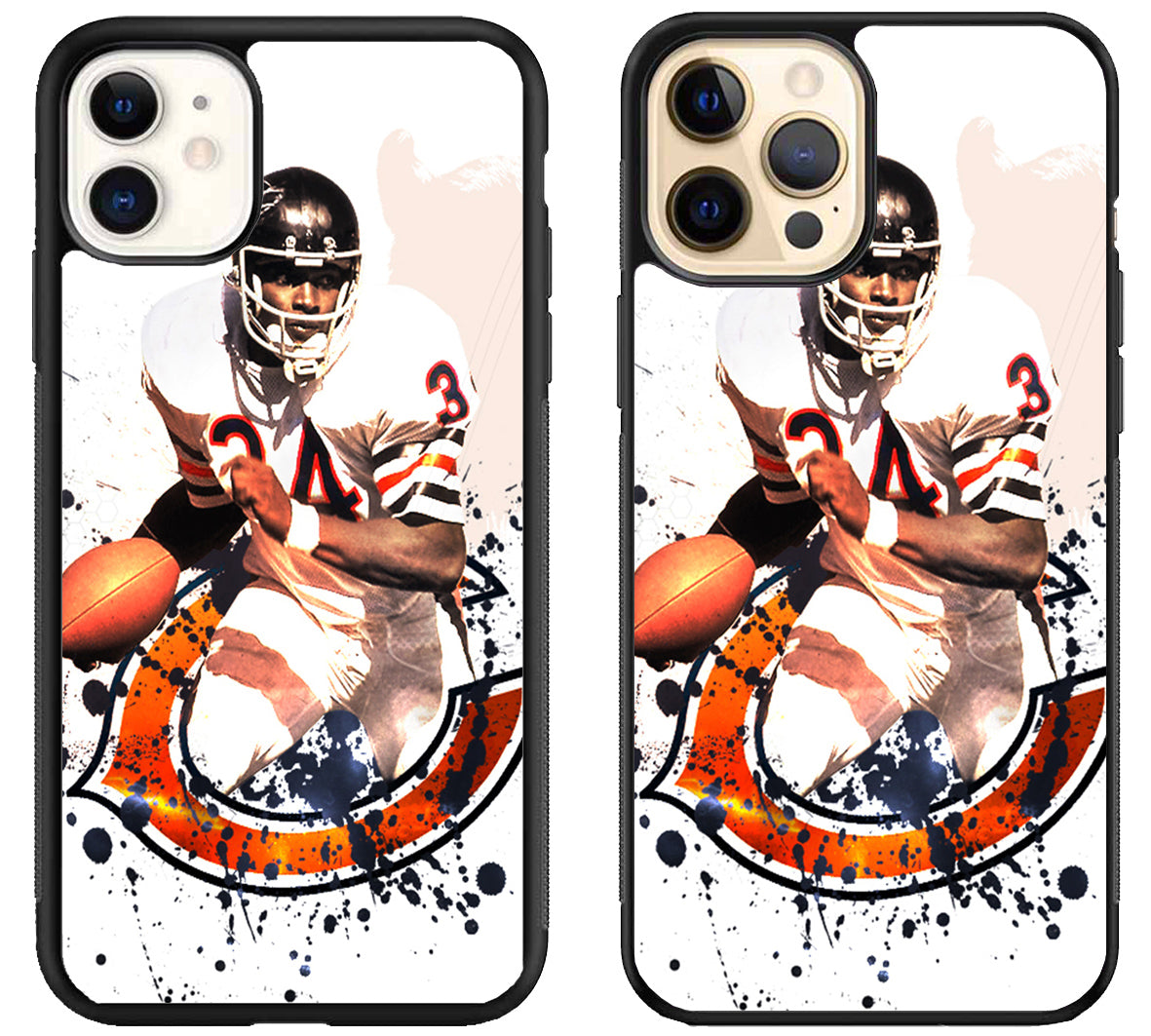 Walter Payton NFL Chicago Bears Wallpaper iPhone 12 | 12 Mini | 12 Pro | 12 Pro Max Case