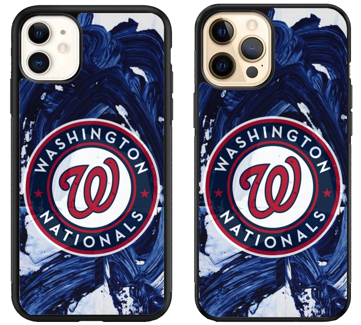 Washington Nationals Painted iPhone 12 | 12 Mini | 12 Pro | 12 Pro Max Case