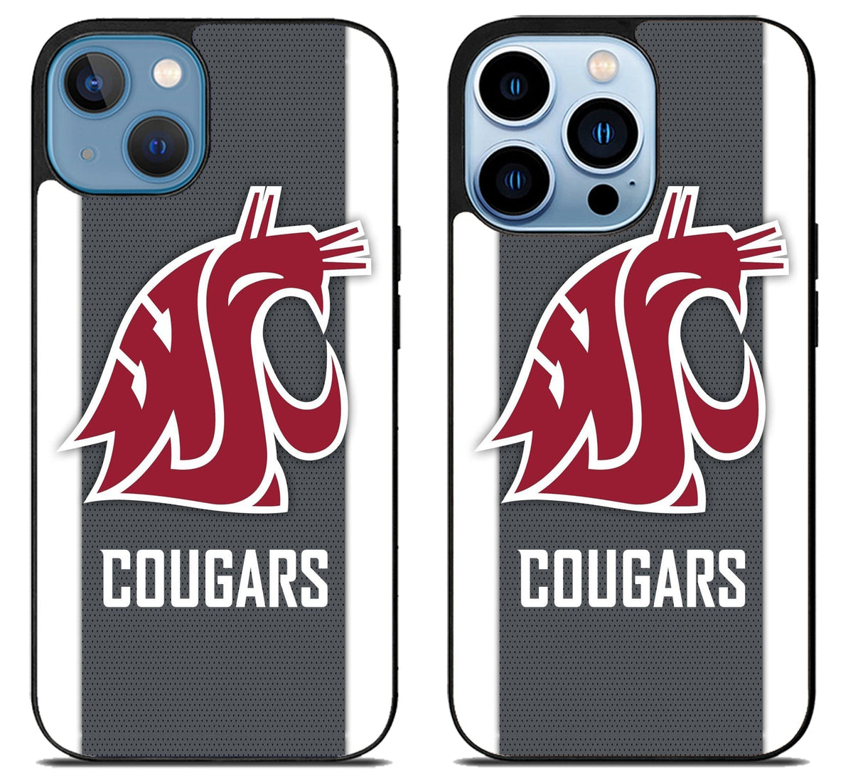 Washington State Cougars Cover iPhone 13 | 13 Mini | 13 Pro | 13 Pro Max Case