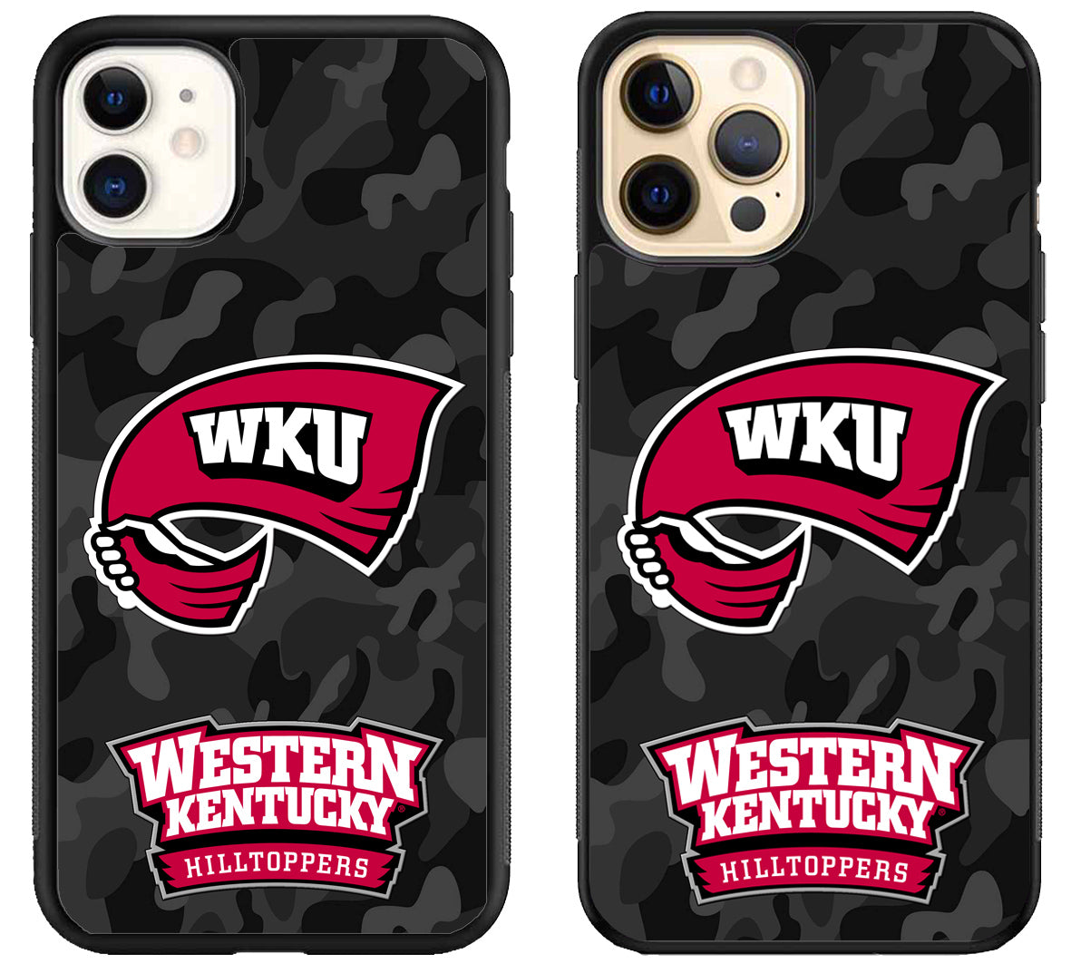 Western Kentucky Hilltoppers Camo iPhone 12 | 12 Mini | 12 Pro | 12 Pro Max Case