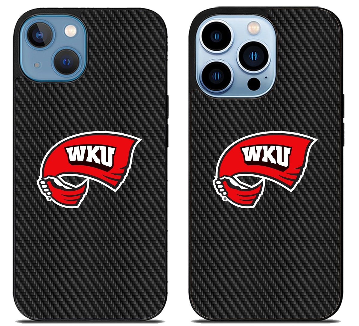 Western Kentucky Hilltoppers Carbon iPhone 13 | 13 Mini | 13 Pro | 13 Pro Max Case