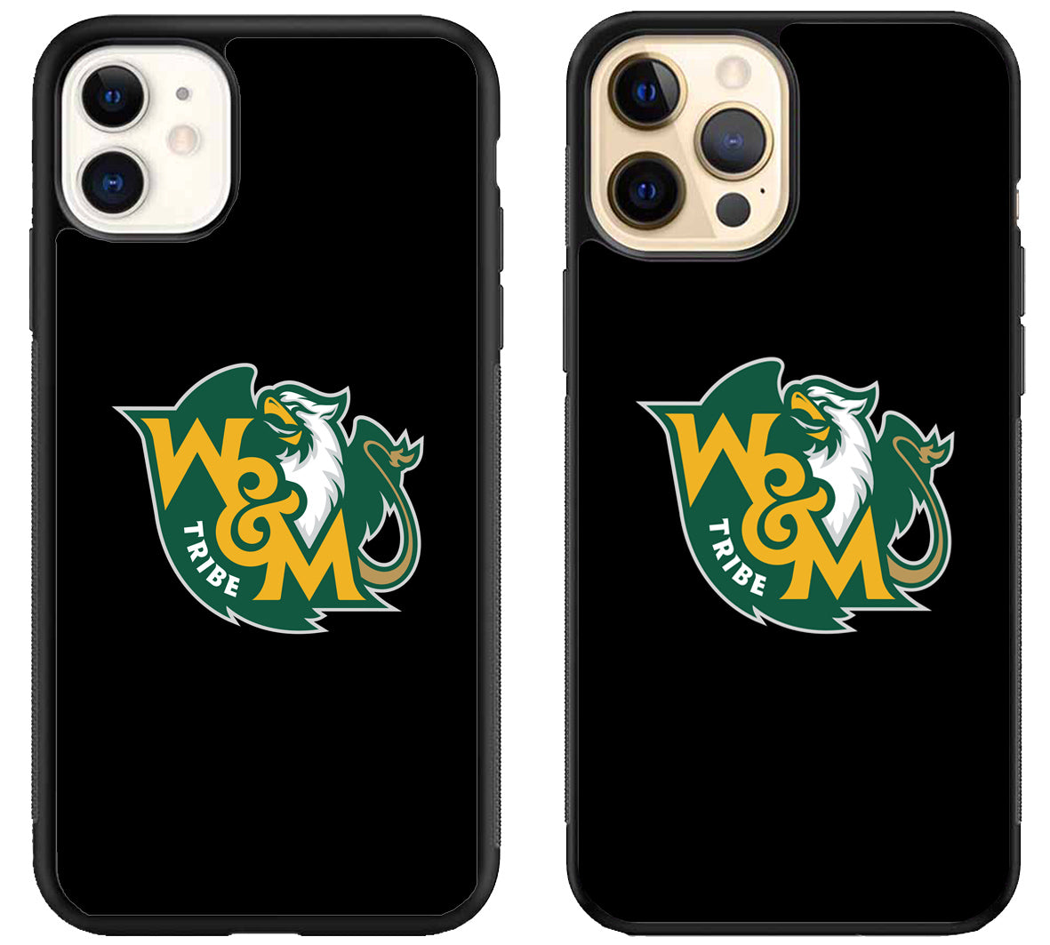 William & Mary Tribe Black iPhone 12 | 12 Mini | 12 Pro | 12 Pro Max Case