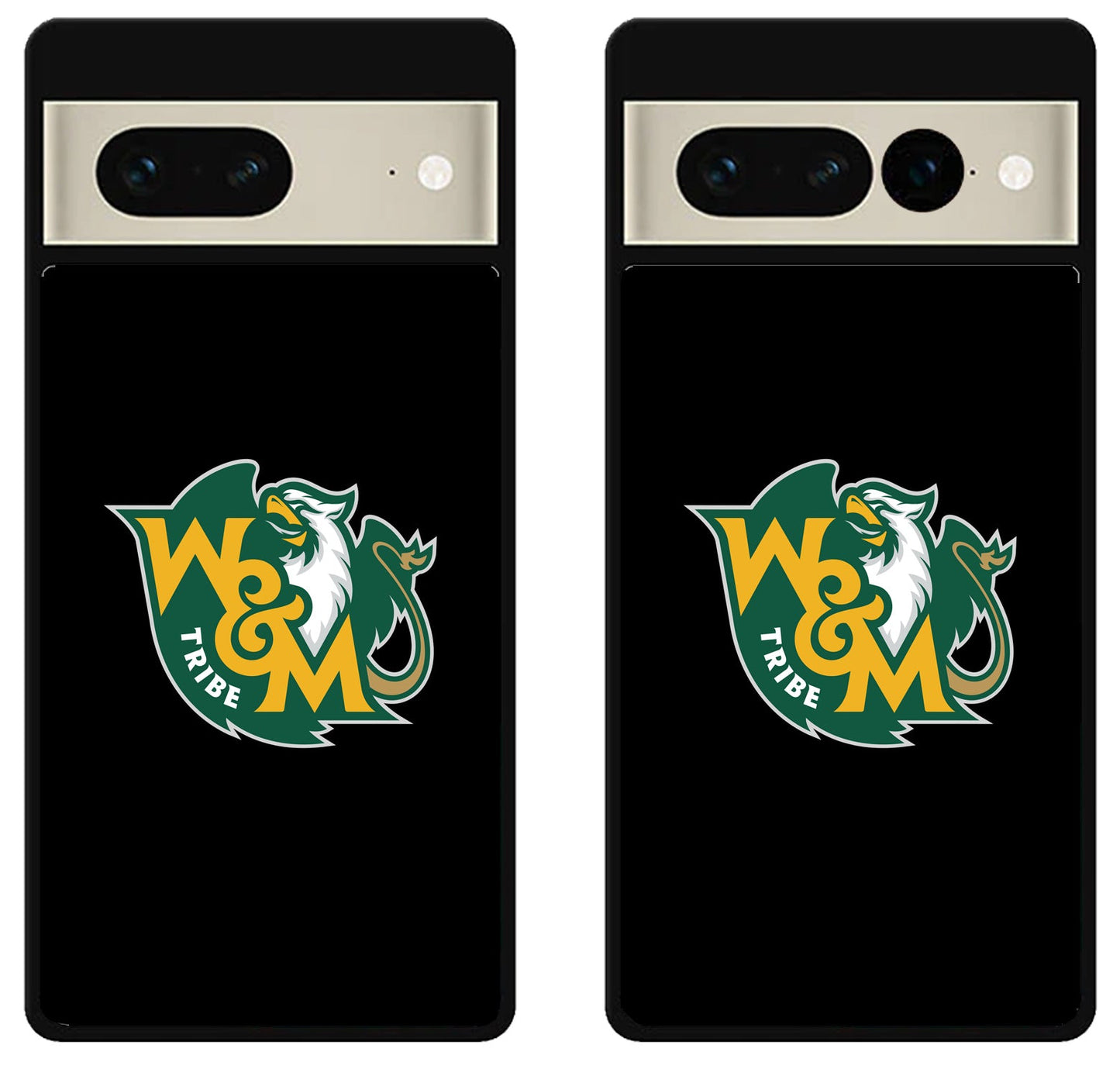 William & Mary Tribe Black Google Pixel 7 | 7 Pro Case