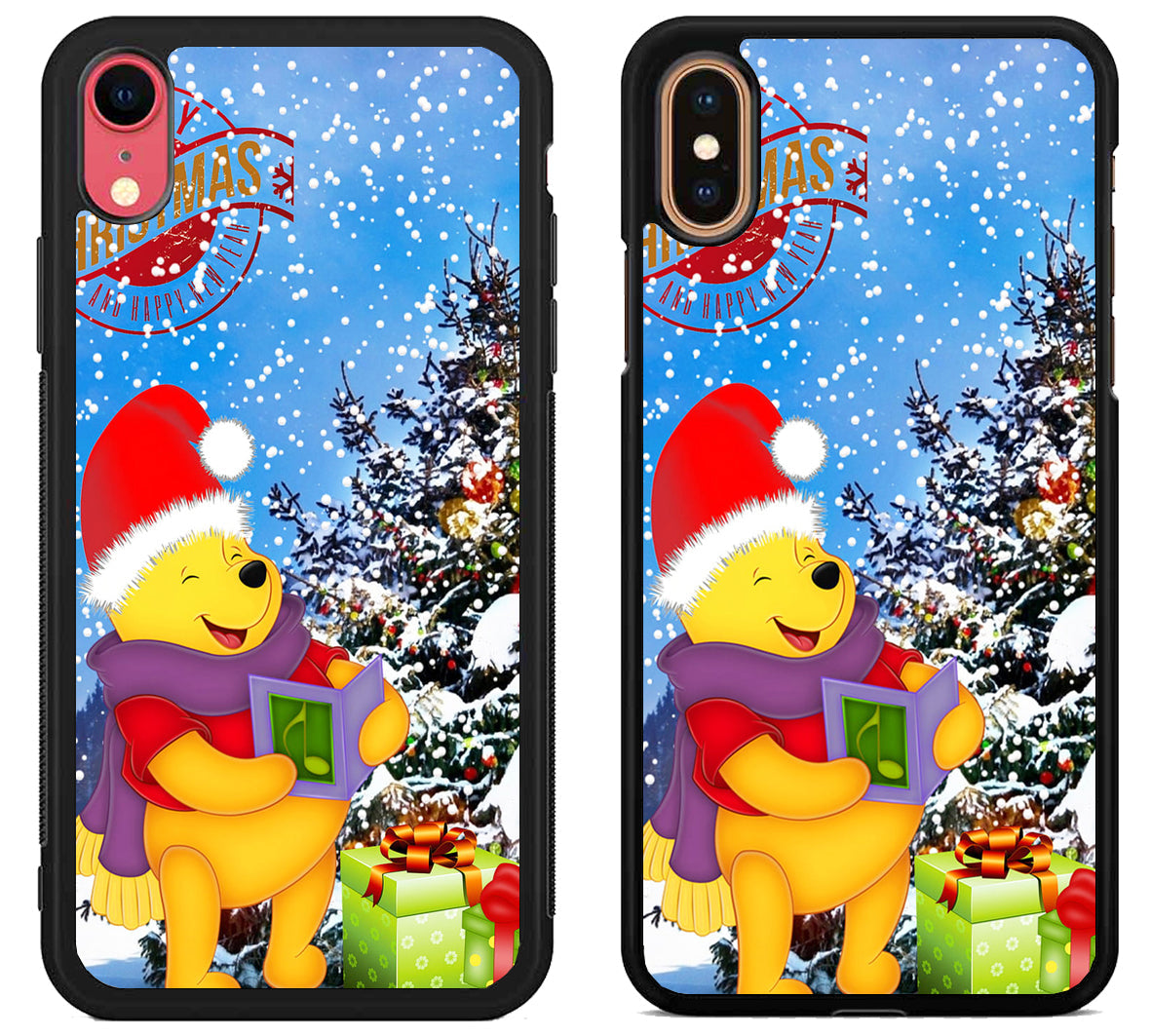 Winnie The Pooh Christmas iPhone X | Xs | Xr | Xs Max Case