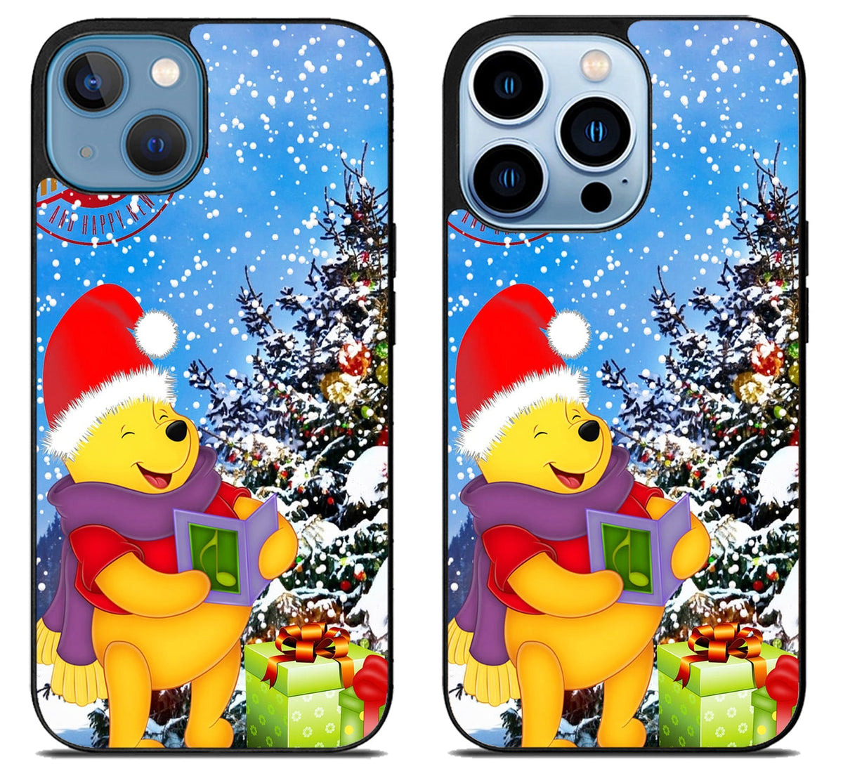 Winnie The Pooh Christmas iPhone 13 | 13 Mini | 13 Pro | 13 Pro Max Case