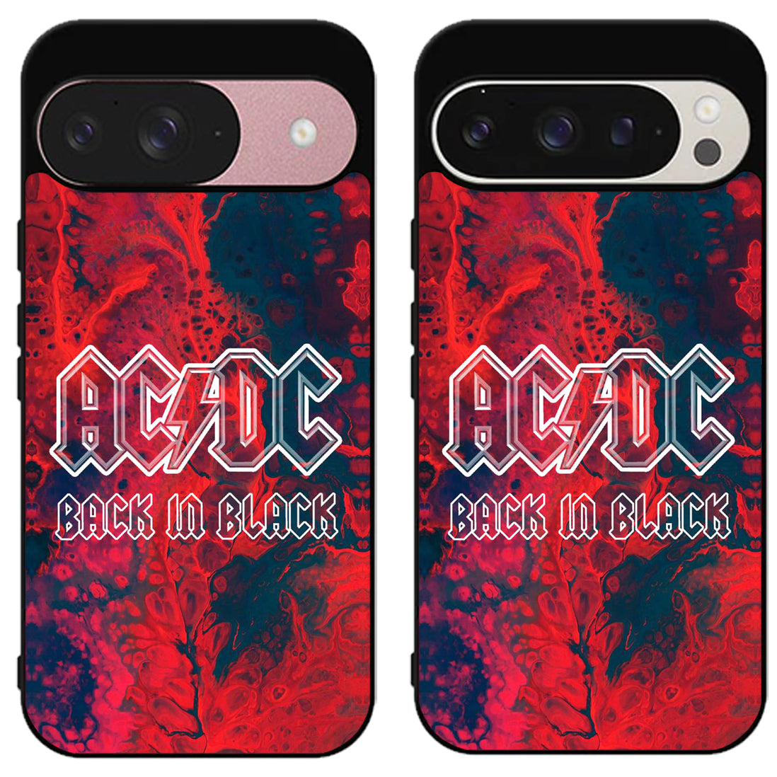 ACDC Black in Black Google Pixel 9 | 9 Pro | 9 Pro XL Case