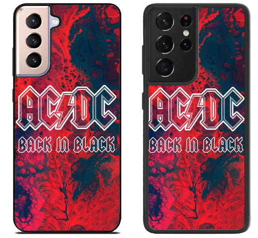 ACDC Black in Black Samsung Galaxy S21 | S21 FE | S21+ | S21 Ultra Case