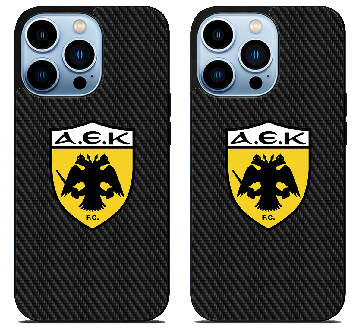 AEK Athens FC Carbon iPhone 15 Pro | iPhone 15 Pro Max Case