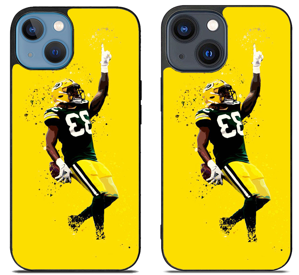 Aaron Jones Green Bay Packers Cool iPhone 15 | iPhone 15 Plus Case