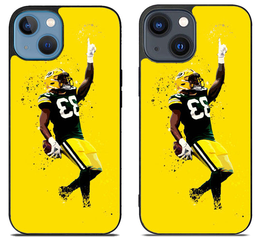 Aaron Jones Green Bay Packers Cool iPhone 15 | iPhone 15 Plus Case