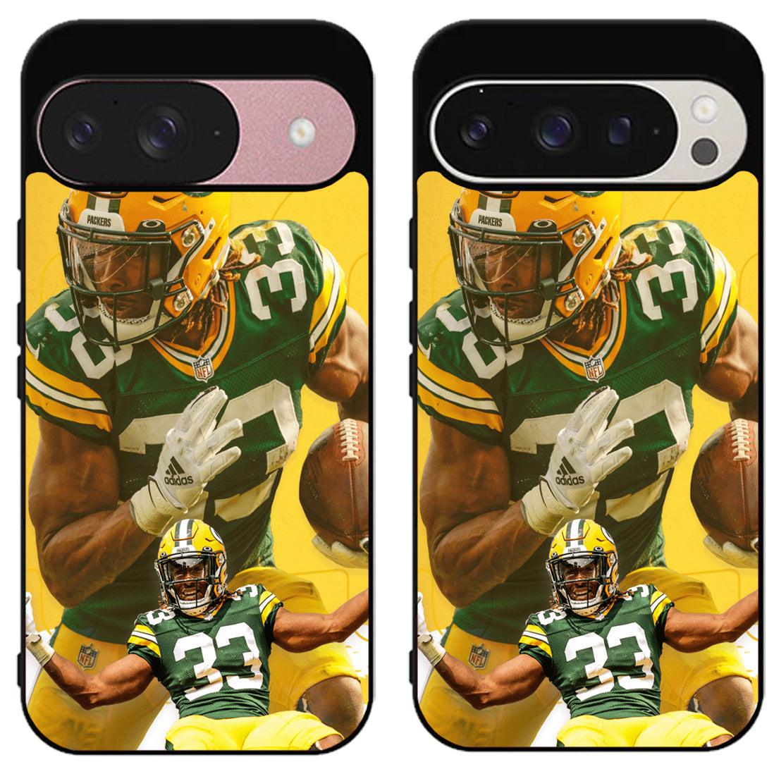 Aaron Jones Green Bay Packers Style Google Pixel 9 | 9 Pro | 9 Pro XL Case