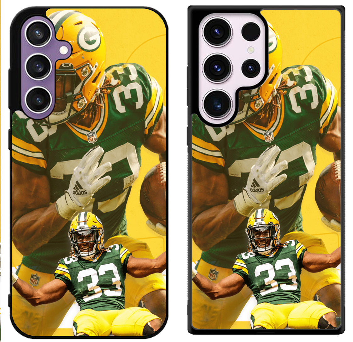 Aaron Jones Green Bay Packers Style Samsung Galaxy S24 | S24+ | S24 Ultra Case