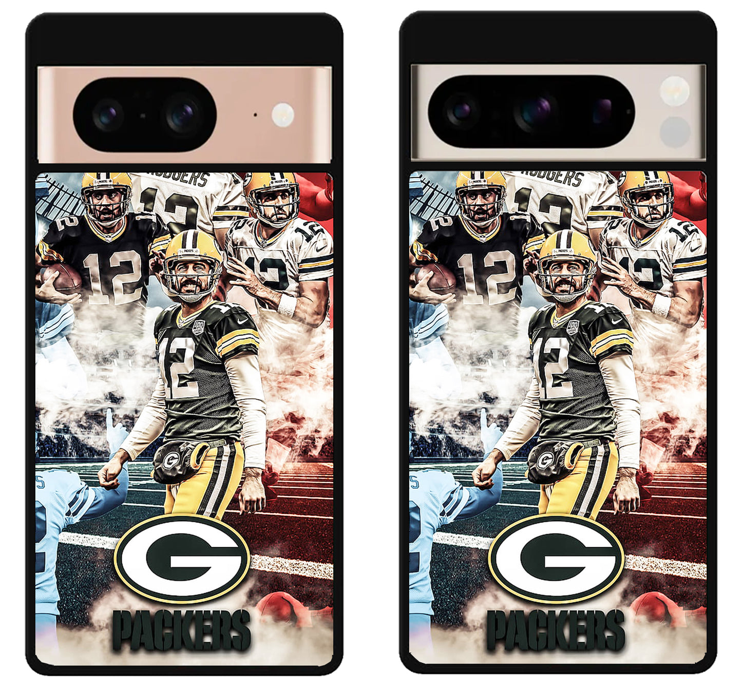 Aaron Rodgers Green Bay Packers Collage Cover Google Pixel 8 | 8 Pro Case