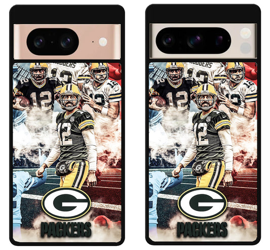Aaron Rodgers Green Bay Packers Collage Cover Google Pixel 8 | 8 Pro Case