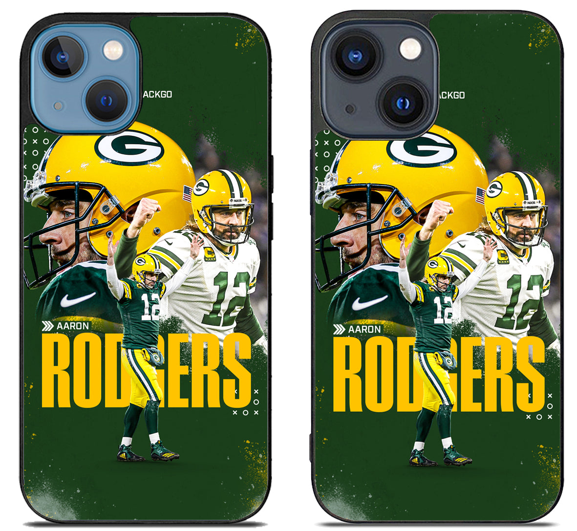 Aaron Rodgers Green Bay Packers Collage iPhone 15 | iPhone 15 Plus Case