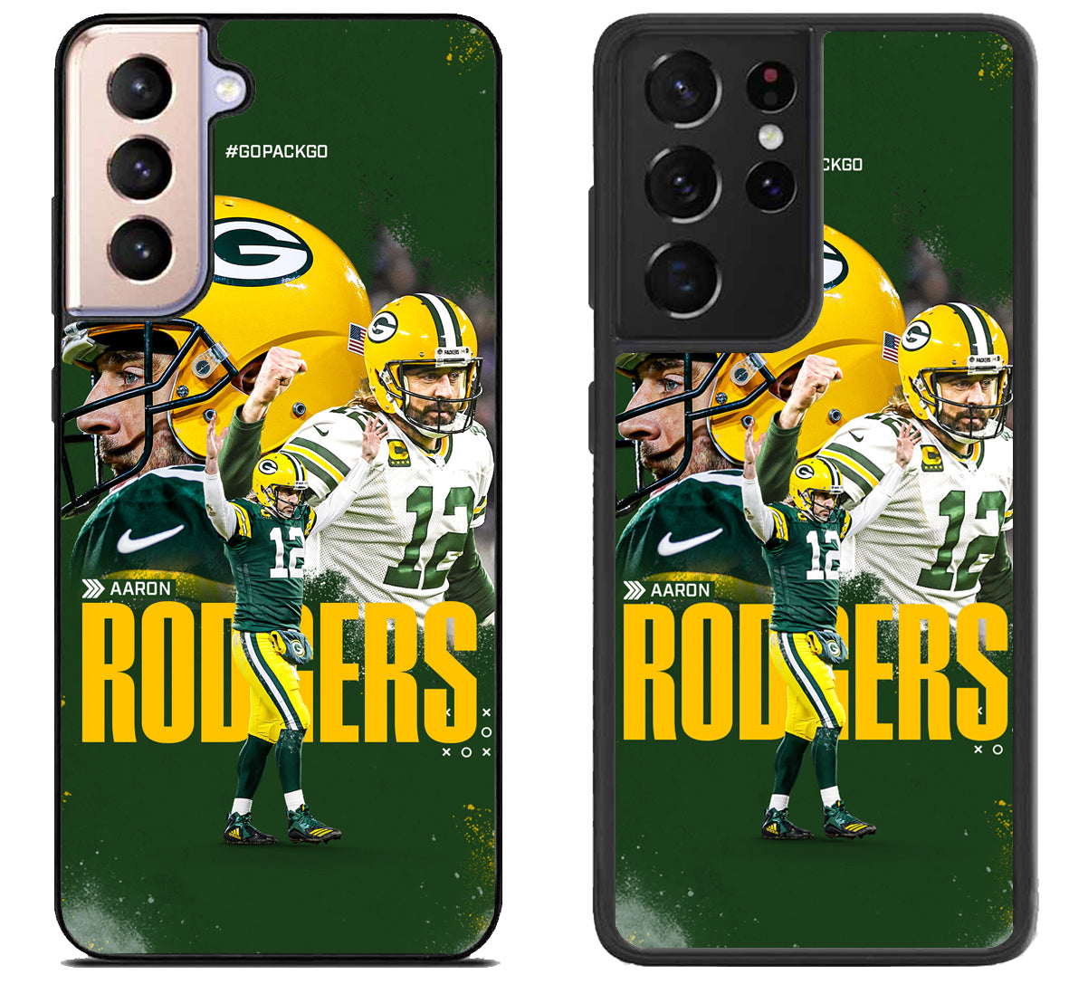 Aaron Rodgers Green Bay Packers Collage Samsung Galaxy S21 | S21 FE | S21+ | S21 Ultra Case