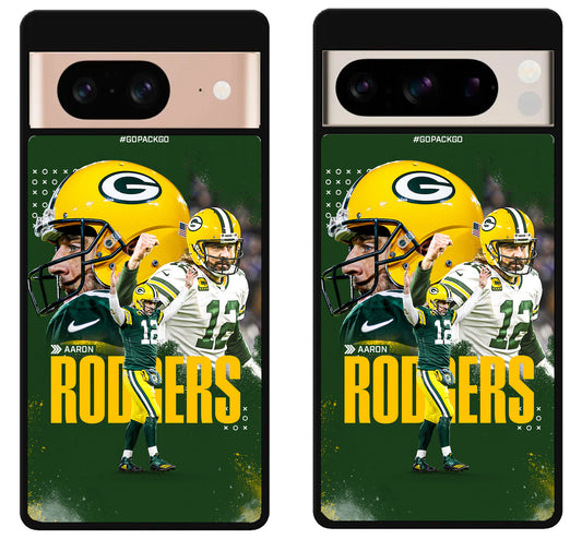 Aaron Rodgers Green Bay Packers Collage Google Pixel 8 | 8 Pro Case