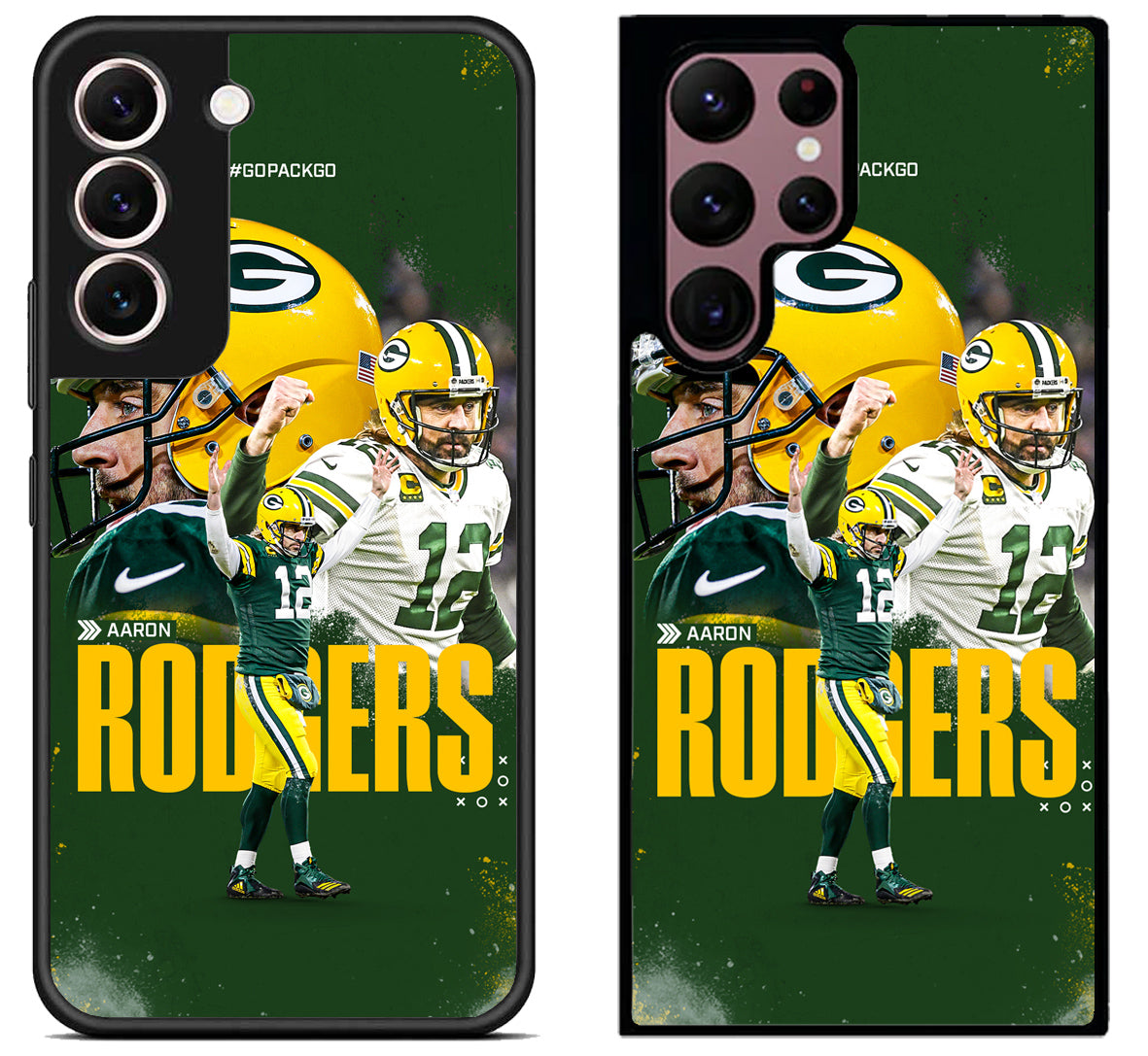 Aaron Rodgers Green Bay Packers Collage Samsung S22 | S22+ | S22 Ultra Case