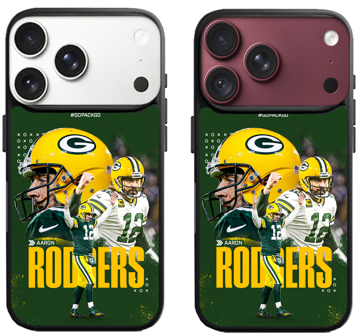 Aaron Rodgers Green Bay Packers Collage iPhone 18 Pro | 18 Pro Max Case