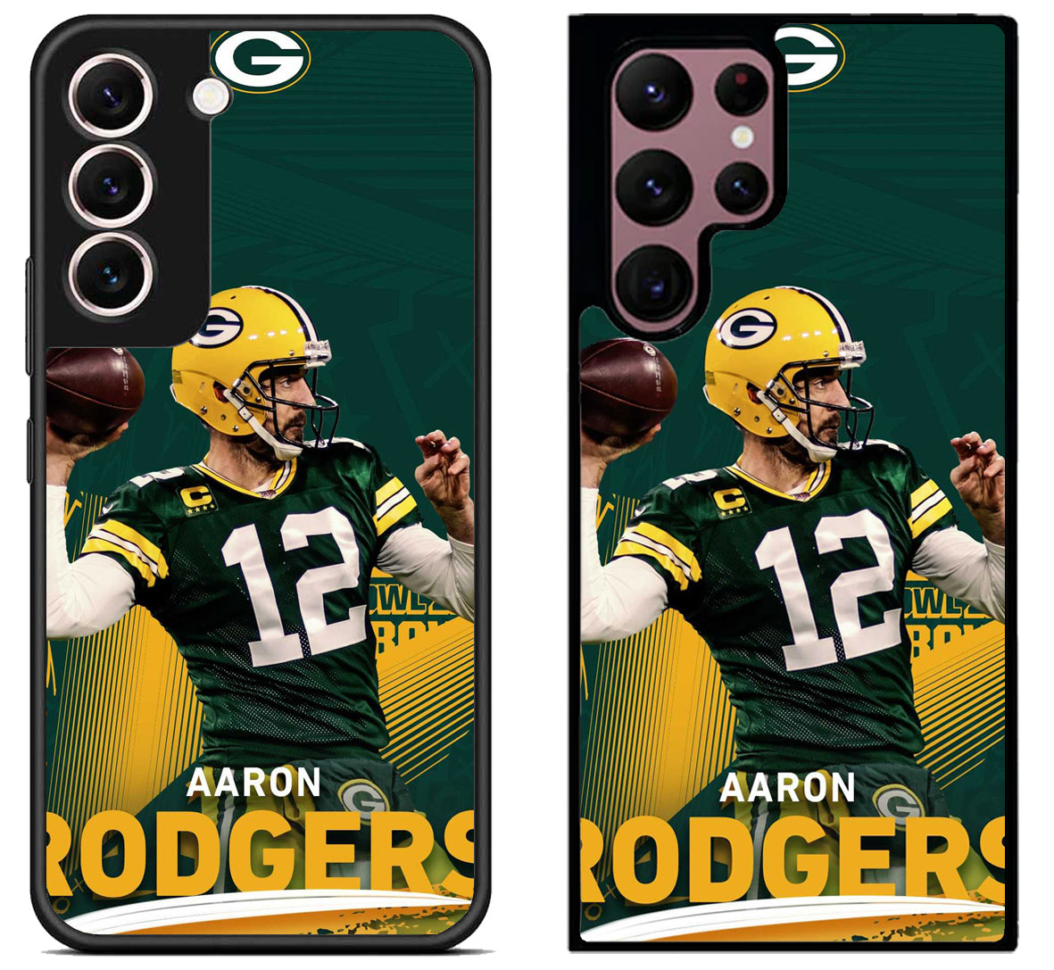 Aaron Rodgers Green Bay Packers Cover Samsung S22 | S22+ | S22 Ultra Case