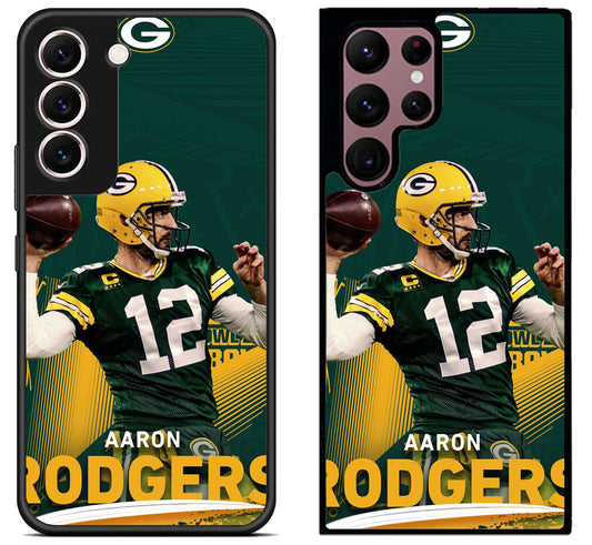 Aaron Rodgers Green Bay Packers Cover Samsung S22 | S22+ | S22 Ultra Case