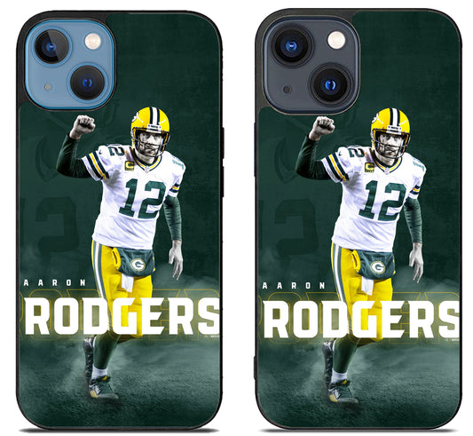 Aaron Rodgers Green Bay Packers Stylish iPhone 15 | iPhone 15 Plus Case