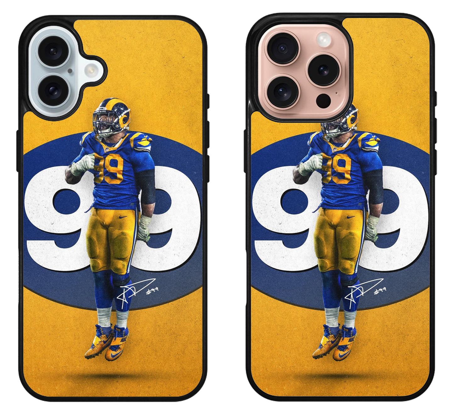 Aaron donald LA Rams Signature iPhone 16 | 16 Plus | 16 Pro | 16 Pro Max Case