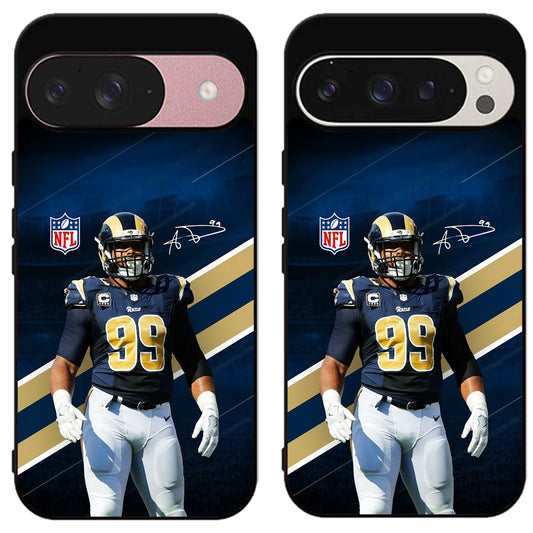 Aaron donald NFL Rams Google Pixel 9 | 9 Pro | 9 Pro XL Case