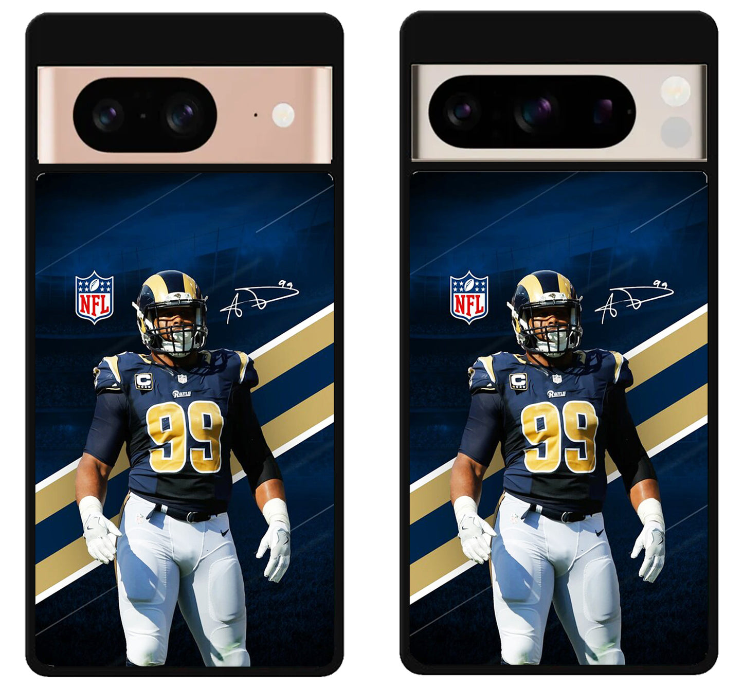 Aaron donald NFL Rams Google Pixel 8 | 8 Pro Case
