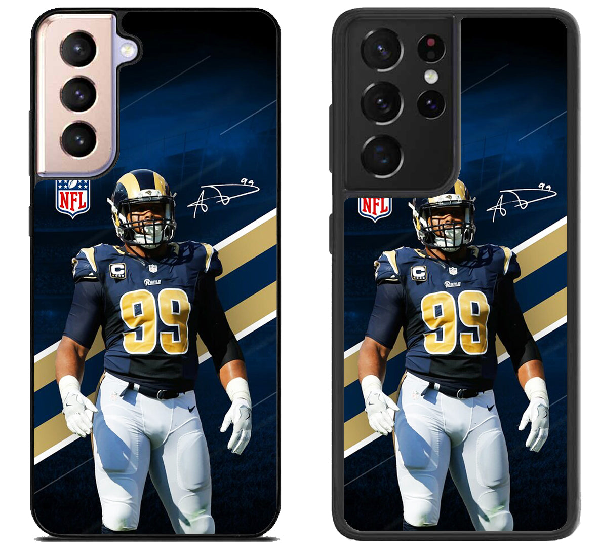 Aaron donald NFL LA Rams Samsung Galaxy S21 | S21 FE | S21+ | S21 Ultra Case