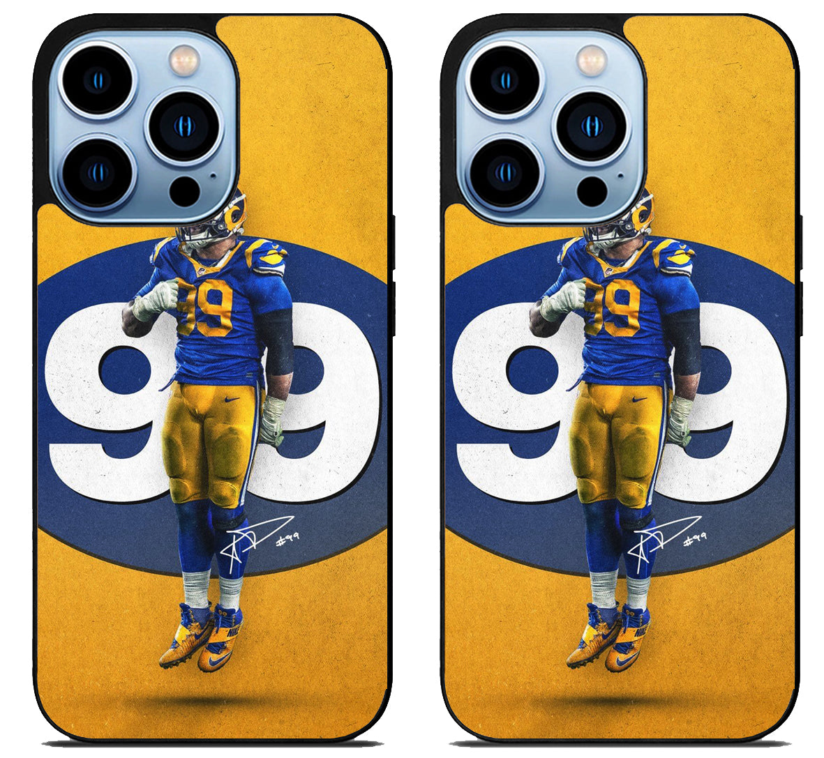 Aaron donald Rams Signature iPhone 15 Pro | iPhone 15 Pro Max Case