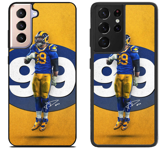 Aaron donald Rams Signature Samsung Galaxy S21 | S21 FE | S21+ | S21 Ultra Case