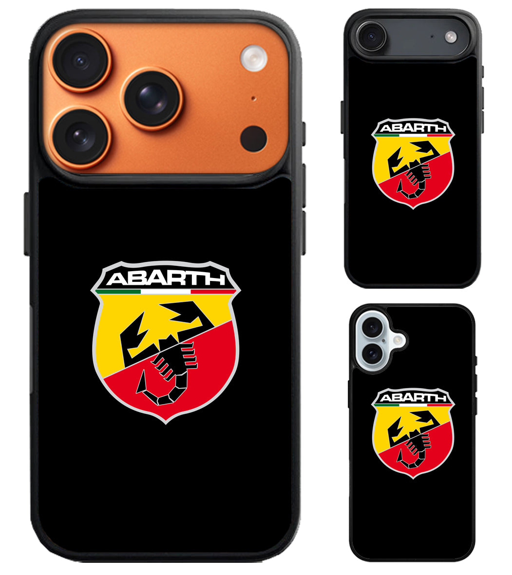 Abarth Black iPhone Air | iPhone 17 | 17 Pro | 17 Pro Max Case