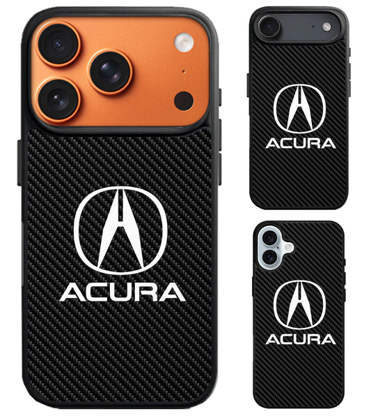 Acura Black Carbon iPhone Air | iPhone 17 | 17 Pro | 17 Pro Max Case