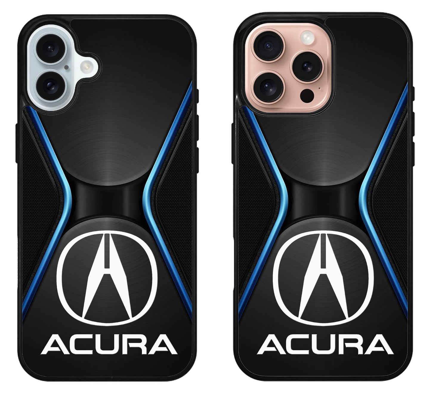 Acura Logo Metallic iPhone 16 | 16 Plus | 16 Pro | 16 Pro Max Case