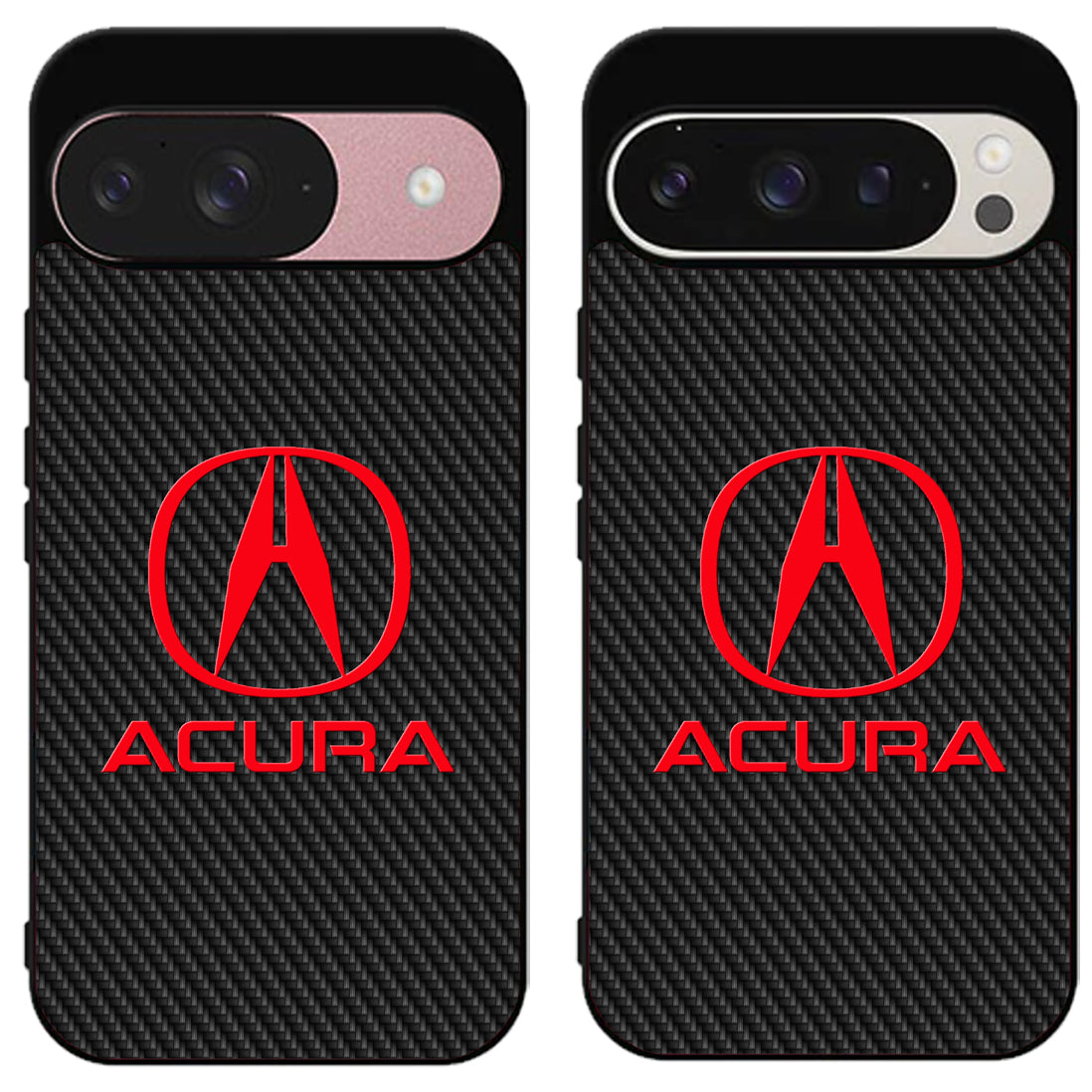 Acura Red Black Carbon Google Pixel 9 | 9 Pro | 9 Pro XL Case