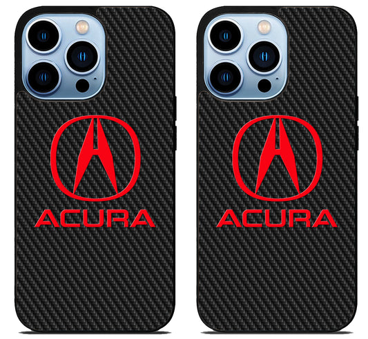 Acura Red Carbon iPhone 15 Pro | iPhone 15 Pro Max Case