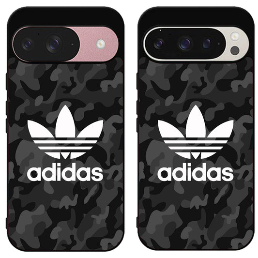 Adidas Black Camo Google Pixel 9 | 9 Pro | 9 Pro XL Case