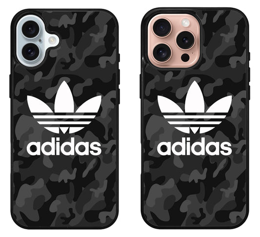 Adidas Black Camo iPhone 16 | 16 Plus | 16 Pro | 16 Pro Max Case