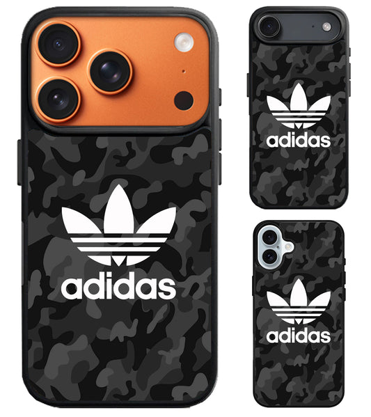 Adidas Black Camo iPhone Air | iPhone 17 | 17 Pro | 17 Pro Max Case