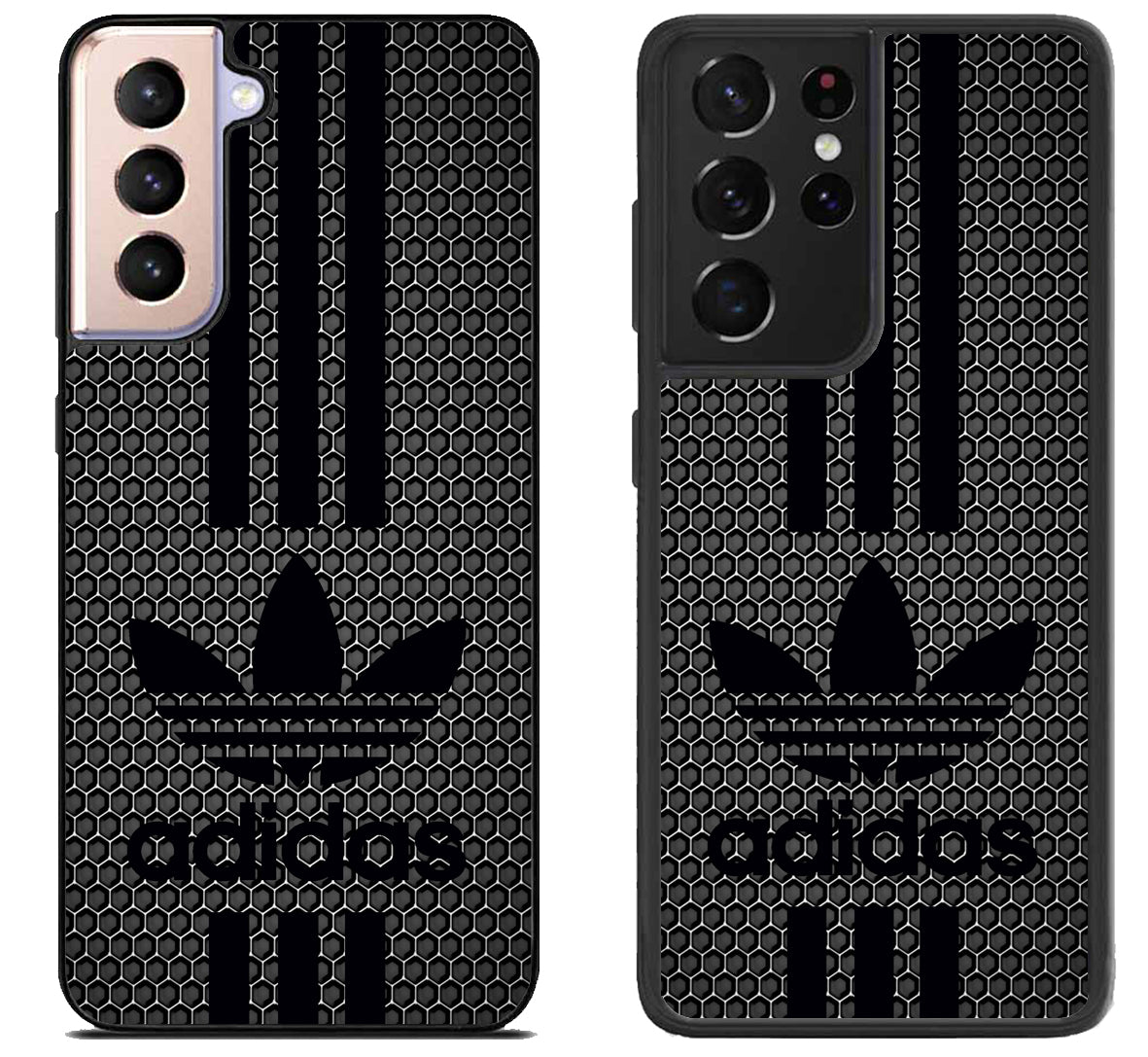 Adidas Black Cover Samsung Galaxy S21 | S21 FE | S21+ | S21 Ultra Case