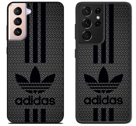 Adidas Black Cover Samsung Galaxy S21 | S21 FE | S21+ | S21 Ultra Case