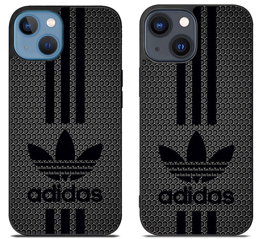 Adidas Black Cover iPhone 15 | iPhone 15 Plus Case
