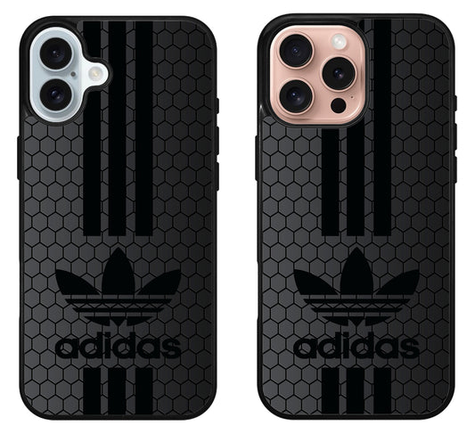 Adidas Black Stripe iPhone 16 | 16 Plus | 16 Pro | 16 Pro Max Case