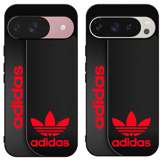 Adidas Dark Black Google Pixel 9 | 9 Pro | 9 Pro XL Case